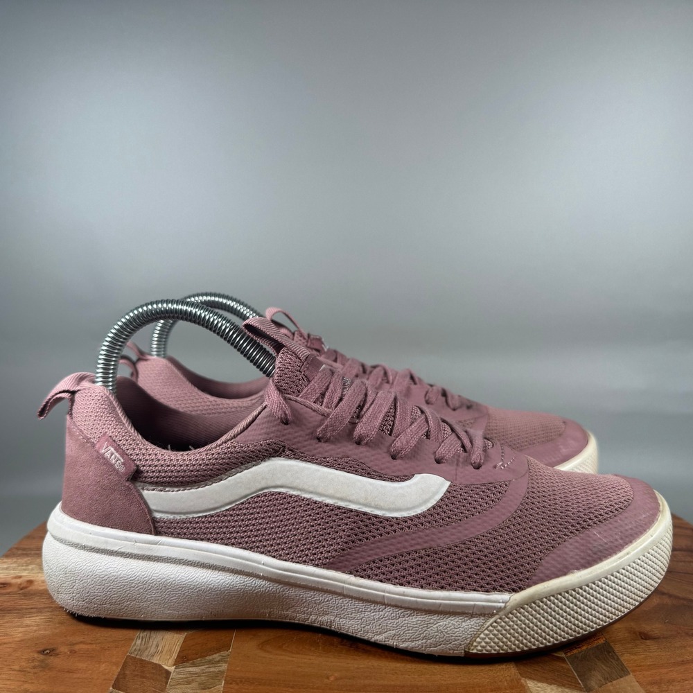 Vans UltraRange EXO Rose Dawn Pink White Sneakers Women 8 Men 6.5 721356